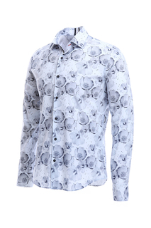 Рубашка мужская BAWER RZ1112025-02 голубая M