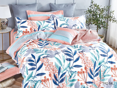 Постельное белье Cleo сатин набивной "Satin de Luxe" полуторный 15/592-SK