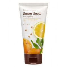 Missha Очищающая пенка для умывания Super Seed Yuja Cleansing Foam, 150 мл