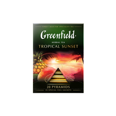 Чай травяной в пирамидках Greenfield Tropical Sunset 20 пакетиков