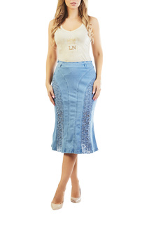 Юбка женская LAFEI-NIER J55279R голубая 29 RU