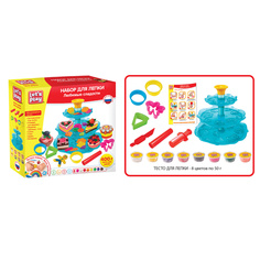 Набор для лепки из пластилина LETS PLAY Любимые сладости