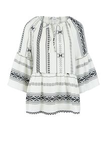 Блуза женская ICHI 11212610111 белая 38 EU