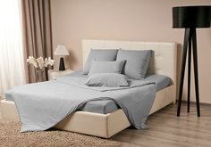 Пододеяльник трикотажный Kupu-Kupu Violett 172х205 серый меланж