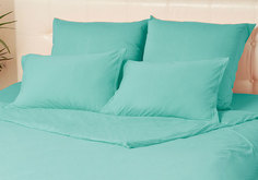 Комплект трикотажных наволочек Kupu-Kupu Violett 50х70 - 2 шт. бирюза