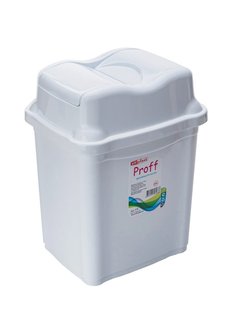 Контейнер для мусора ElfPlast Proff, белый, 2 л