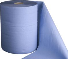 Салфетка бумажная двухслойная протирочная 33x35 см. 1000 шт. рулон голубая Victor Pro Line