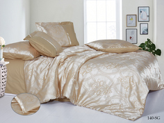 Постельное белье Cleo "Satin Jacquard" двуспальный 21/140-SG