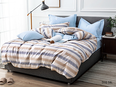 Постельное белье Cleo сатин набивной "Satin de Luxe" двуспальный 20/594-SK