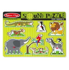 Пазл со звуком,Зоопарк (8 эл.) Melissa & Doug