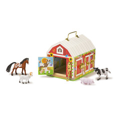 "Деревянные игрушки" дом с замочками (5 эл) Melissa & Doug