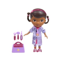 Мягкая игрушка Disney Doctor Plusheva 90045 Доктор Плюшева Дотти с аксессуарами, 14 см