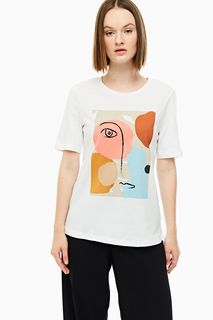 Футболка женская Selected 16074885 белая XS