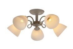 Люстра потолочная BORTEN 2414/5, белый с патиной