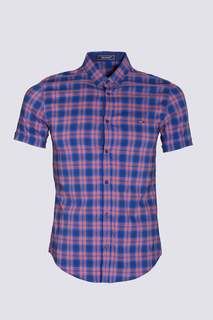 Рубашка мужская DAIROS GD81100286 синяя M