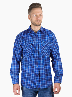 Рубашка мужская DAIROS GD81100372 синяя L