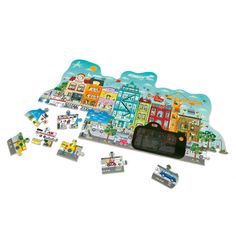 Пазл анимированный Город Hape E1629_HP