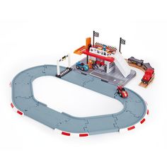 Игровой набор Гоночная станция Hape E3734_HP