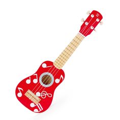 Музыкальная игрушка Гавайская гитара,красный Hape E0603_HP