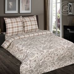 Постельное белье "Ода арт. 920" семейное Поплин 100% Хлопок Артпостель