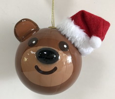 Елочная игрушка Подарки и сувениры Мишка, 8 см