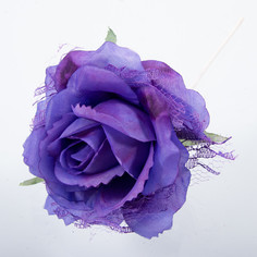 Декорация новогодняя Подарки и сувениры роза, 9 см