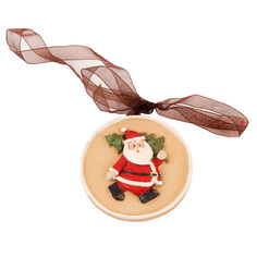Елочная игрушка Подарки и сувениры Дед мороз 1 шт 6x6 см