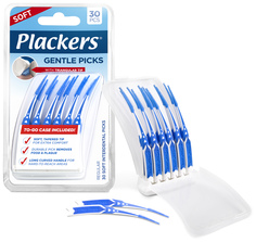 Plackers силиконовые ёршики мягкие с контейнером (30 шт)