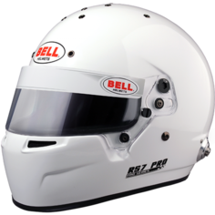 Шлем для автоспорта Bell 1310006 закрытый RS7 PRO HANS FIA 8859 белый р 59