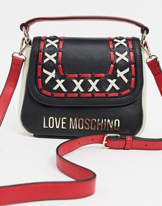 Сумка через плечо Love Moschino-Черный