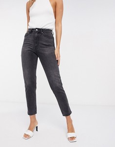 Черные джинсы в винтажном стиле с завышенной талией Vero Moda-Черный
