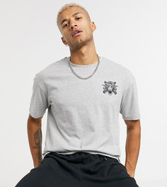 Серая oversized-футболка Jack & Jones Originals эксклюзивно для ASOS-Серый