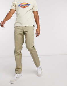 Брюки зауженного кроя цвета хаки Dickies 872-Зеленый