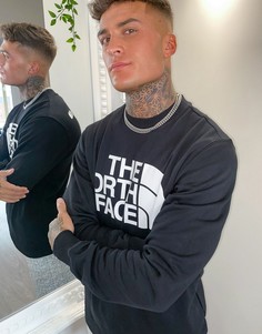 Черный свитшот с круглым вырезом The North Face