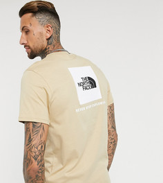 Бежевая футболка The North Face Red Box эксклюзивно для ASOS-Кремовый