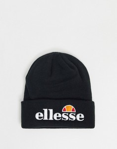 Черная шапка-бини с логотипом ellesse-Черный