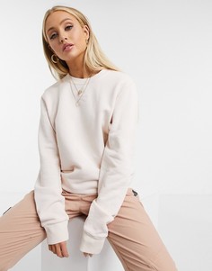 Розовый свитшот с логотипом Reebok