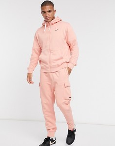 Бледно-оранжевые джоггеры карго с манжетами Nike Pastel Pack-Оранжевый