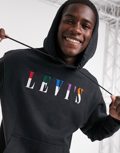 Худи черного цвета с логотипом Levis-Черный Levis®