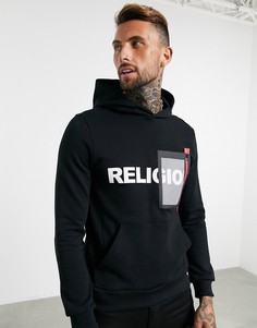 Худи черного цвета с логотипом Religion SUIT 1-Черный