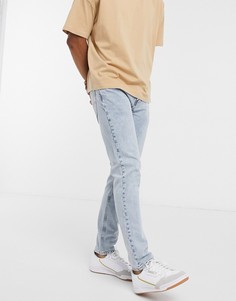 Голубые узкие джинсы с 5 карманами Levis Skateboarding 512-Синий