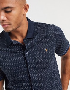 Футболка-поло Farah-Темно-синий
