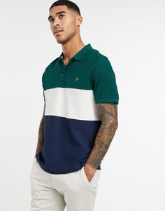 Футболка-поло Farah-Зеленый