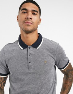 Футболка-поло из пике Farah-Темно-синий