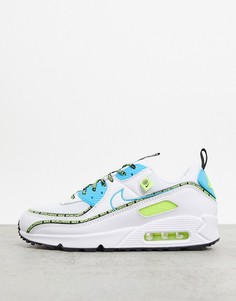 Белые кроссовки Nike Air Max 90 WW-Белый