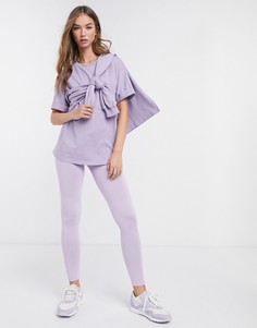 Лавандовые леггинсы от комплекта ASOS DESIGN-Фиолетовый