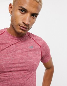 Красная футболка с логотипом New Balance Running Tenacity-Красный