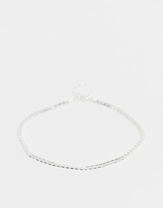 Серебряный браслет-цепочка ASOS DESIGN
