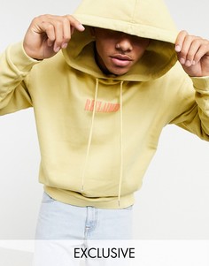 Светло-бежевый худи с логотипом Reclaimed Vintage inspired