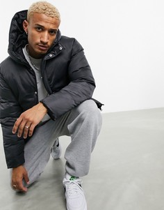 Черный пуховик ASOS DESIGN